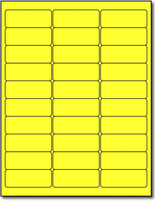 Etiquetas fluorescentes  3000 Etiquetas